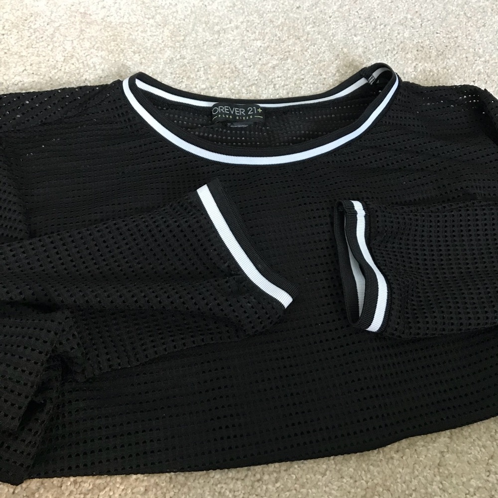 Mesh Athleisure Top